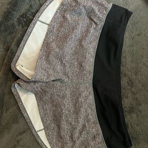 heather grey lululemon speed up shorts